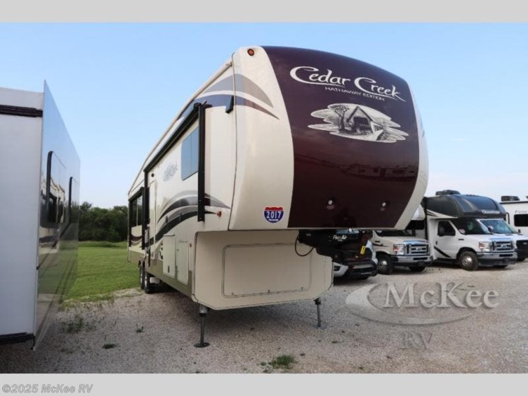Email now about this 2017 Forest River Cedar Creek Hathaway Edition 36CK2! Used 2017 Forest River Cedar Creek Hathaway Edition 36CK2 available in Perry, Iowa