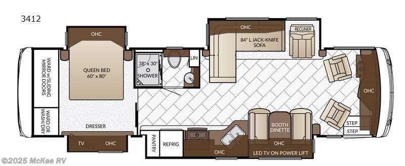Call now about this 2017 Newmar Ventana LE 3412! 2017 Newmar Ventana LE 3412 - Used Class A For Sale by McKee RV in Perry, Iowa features Slideout
