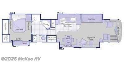 Call now about this 2007 Country Coach Intrigue 530 JUBILEE 525 QUAD SLIDE! 2007 Country Coach Intrigue 530 JUBILEE 525 QUAD SLIDE - Used Class A For Sale by McKee RV in Perry, Iowa features Slideout