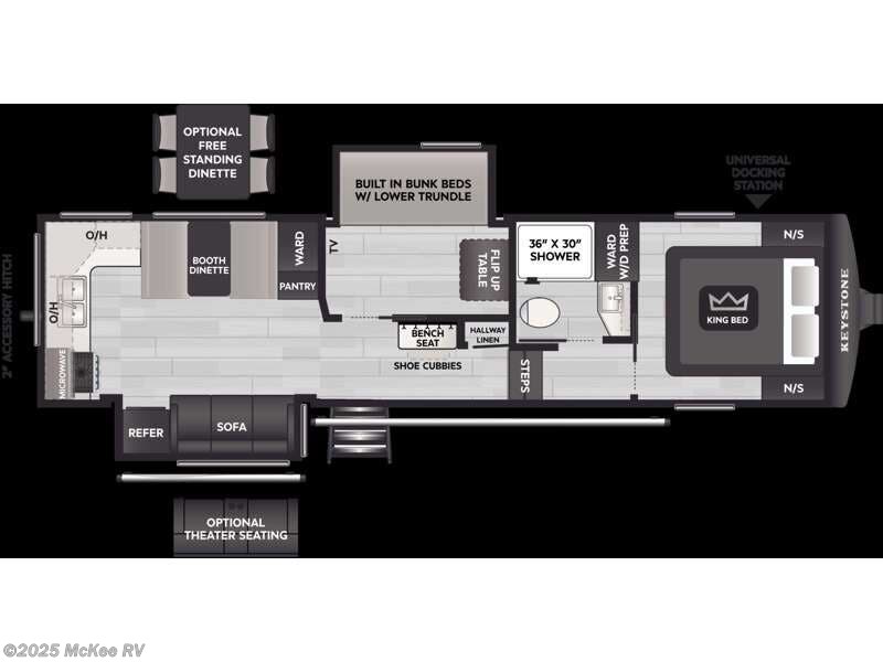 Call now about this 2026 Keystone Cougar Half-Ton 29MBD! 2026 Keystone Cougar Half-Ton 29MBD - New Fifth Wheel For Sale by McKee RV in Perry, Iowa