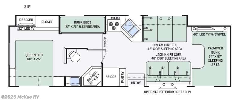 Call now about this 2016 Thor Motor Coach Four Winds 31E! 2016 Thor Motor Coach Four Winds 31E - Used Class C For Sale by McKee RV in Perry, Iowa features Slideout