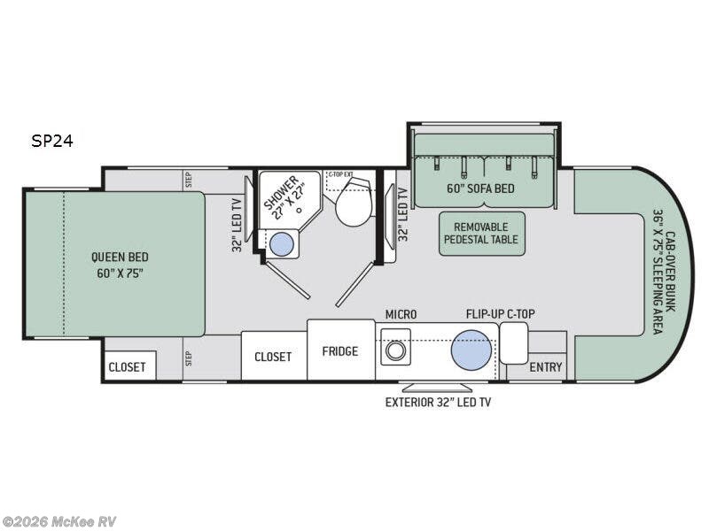 Call now about this 2018 Thor Motor Coach Synergy SP24! 2018 Thor Motor Coach Synergy SP24 - Used Class B For Sale by McKee RV in Perry, Iowa features Slideout