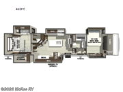 Call now about this 2026 Forest River Riverstone Legacy 442MC! 2026 Forest River Riverstone Legacy 442MC - New Fifth Wheel For Sale by McKee RV in Perry, Iowa features Slideout