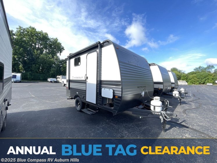 Email now about this 2026 Keystone Hideout Mini 130BH! New 2026 Keystone Hideout Mini 130BH available in Auburn Hills, Michigan