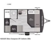 Call now about this 2026 Keystone Hideout Mini 132RD! 2026 Keystone Hideout Mini 132RD - New Travel Trailer For Sale by Blue Compass RV Auburn Hills in Auburn Hills, Michigan