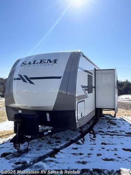 Contact us now about this 2024 Forest River Salem 22RBHL! 2024 Salem 22RBHL by Forest River from Mekkelsen RV Sales & Rentals in East Montpelier, Vermont