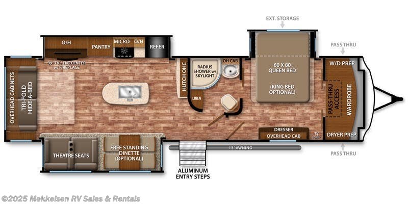 Call now about this 2017 Grand Design Reflection 313RTLS! 2017 Grand Design Reflection 313RTLS - Used Travel Trailer For Sale by Mekkelsen RV Sales & Rentals in East Montpelier, Vermont