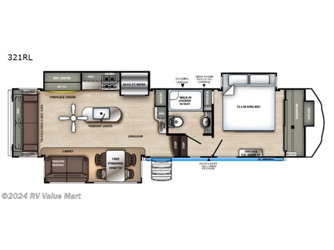 2020 Forest River Sandpiper 321RL - Used Fifth Wheel For Sale by RV Value Mart in Willow Street, Pennsylvania
