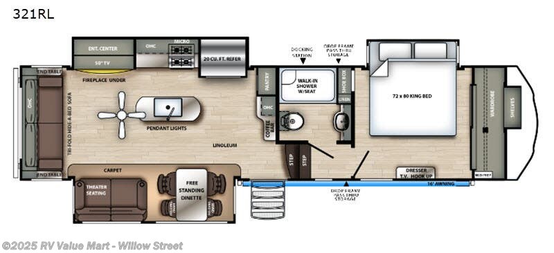Call now about this 2020 Forest River Sandpiper 321RL! 2020 Forest River Sandpiper 321RL - Used Fifth Wheel For Sale by RV Value Mart - Willow Street in Willow Street, Pennsylvania features Slideout