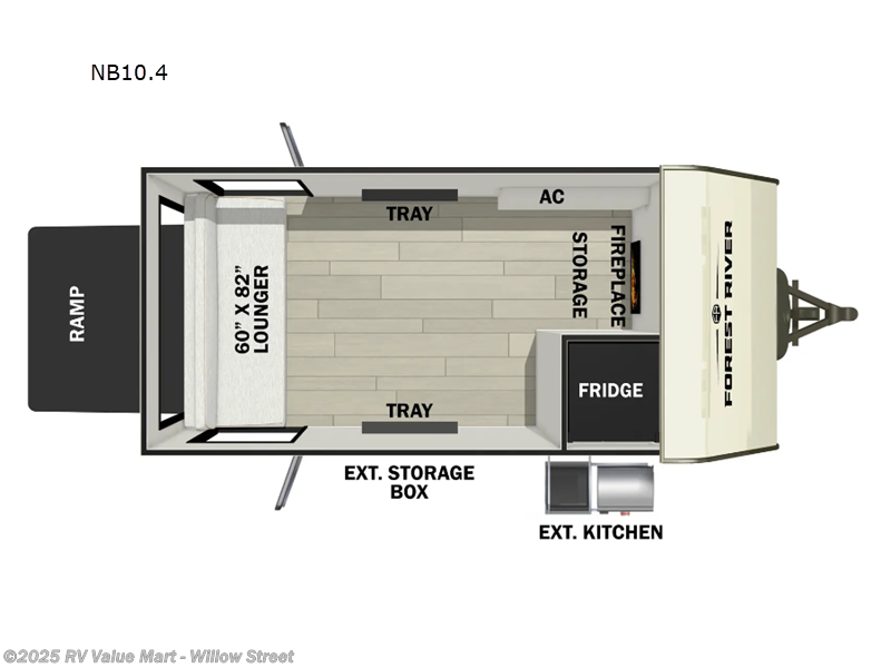 Call now about this 2025 Forest River No Boundaries NB10.4! 2025 Forest River No Boundaries NB10.4 - New Toy Hauler For Sale by RV Value Mart - Willow Street in Willow Street, Pennsylvania