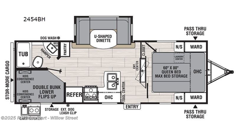 Call now about this 2020 Coachmen Spirit Ultra Lite 2454BH! 2020 Coachmen Spirit Ultra Lite 2454BH - Used Travel Trailer For Sale by RV Value Mart - Willow Street in Willow Street, Pennsylvania features Slideout