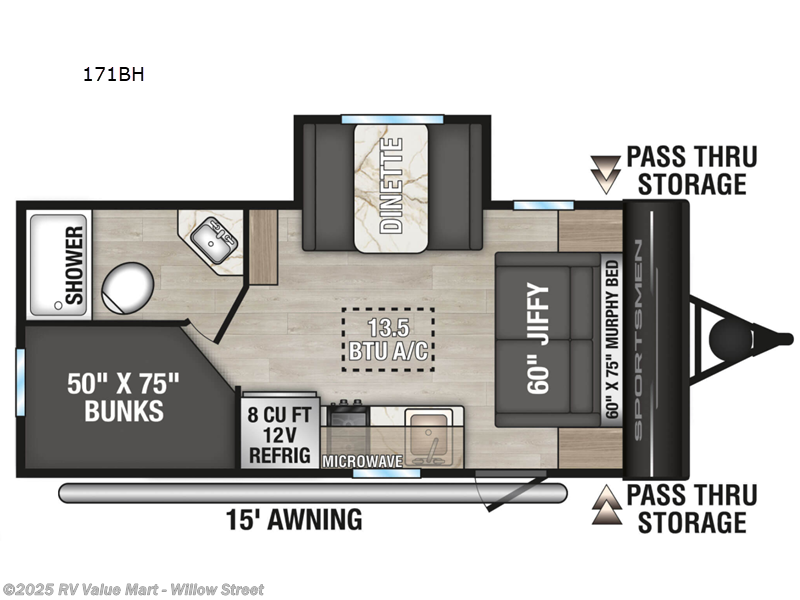 Call now about this 2026 K-Z Sportsmen Classic 171BH! 2026 K-Z Sportsmen Classic 171BH - New Travel Trailer For Sale by RV Value Mart - Willow Street in Willow Street, Pennsylvania features Slideout