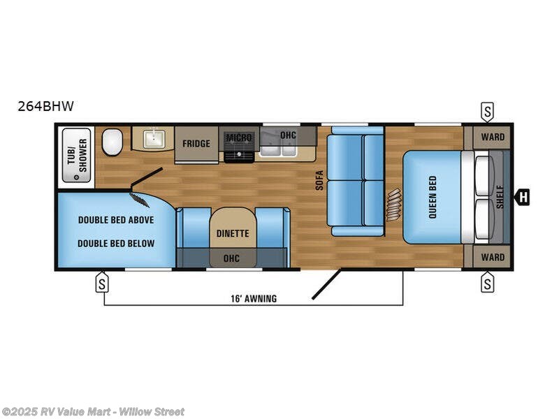 Call now about this 2017 Jayco Jay Flight SLX 264BHW! 2017 Jayco Jay Flight SLX 264BHW - Used Travel Trailer For Sale by RV Value Mart - Willow Street in Willow Street, Pennsylvania
