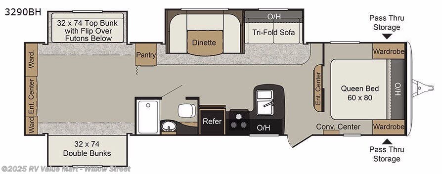 Call now about this 2017 Keystone Passport 3290BH Grand Touring! 2017 Keystone Passport 3290BH Grand Touring - Used Travel Trailer For Sale by RV Value Mart - Willow Street in Willow Street, Pennsylvania features Slideout