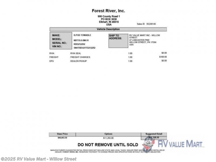 Email now about this 2026 Forest River No Boundaries NB19.0 Beast Mode! New 2026 Forest River No Boundaries NB19.0 Beast Mode available in Willow Street, Pennsylvania