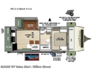 Call now about this 2026 Forest River No Boundaries NB19.0 Beast Mode! 2026 Forest River No Boundaries NB19.0 Beast Mode - New Travel Trailer For Sale by RV Value Mart - Willow Street in Willow Street, Pennsylvania features Slideout