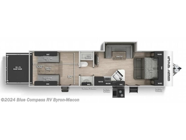 2024 Forest River Grey Wolf 27RR - New Toy Hauler For Sale by Blue Compass RV Byron-Macon in Byron, Georgia
