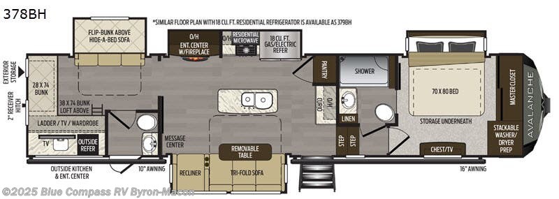 Call now about this 2020 Keystone Avalanche 379bh! 2020 Keystone Avalanche 379bh - Used Fifth Wheel For Sale by Blue Compass RV Byron-Macon in Byron, Georgia features Slideout