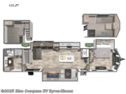 Call now about this 2026 Palomino Puma Destination 420LFT! 2026 Palomino Puma Destination 420LFT - New Destination Trailer For Sale by Blue Compass RV Byron-Macon in Byron, Georgia features Slideout