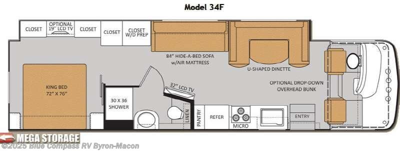 Call now about this 2014 Thor Motor Coach Hurricane 34F! 2014 Thor Motor Coach Hurricane 34F - Used Class A For Sale by Blue Compass RV Byron-Macon in Byron, Georgia features Slideout