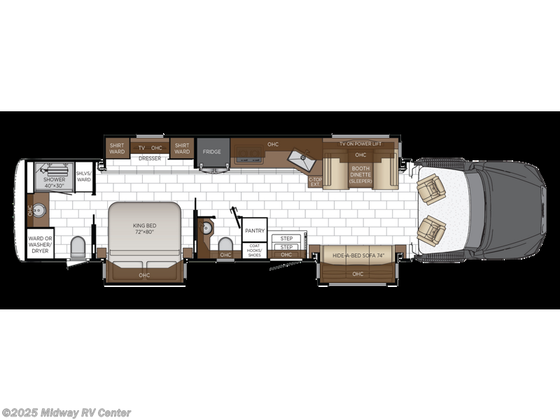 Call now about this 2026 Newmar Supreme Aire 4341! 2026 Newmar Supreme Aire 4341 - New Super C For Sale by Midway RV Center in Grand Rapids, Michigan features Slideout