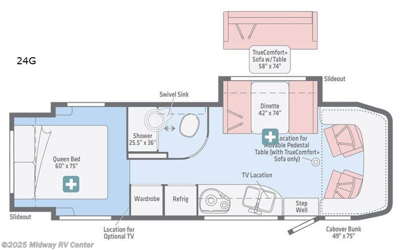 Call now about this 2019 Winnebago View 24G! 2019 Winnebago View 24G - Used Class C For Sale by Midway RV Center in Grand Rapids, Michigan features Slideout