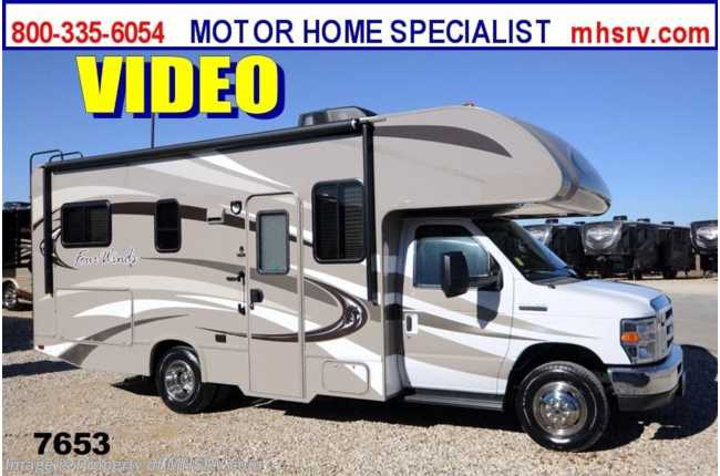 2014 Thor Motor Coach Four Winds 23U W/Cabover Ent Center, Heated Tanks, 3 Cam