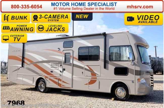 2014 Thor Motor Coach A.C.E. 30.2 W/Bunk Beds, Full Wall Slide, OH Bunk &amp; Jacks