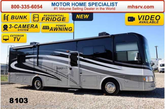2014 Forest River Legacy 340BH Bunk House W/Res. Fridge &amp; 5 TVs