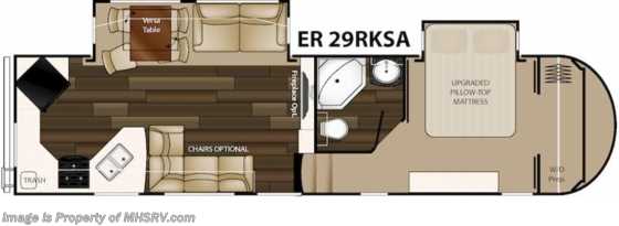 2014 Heartland RV ElkRidge 29RKSA W/2 Slides &amp; Large Kitchen Floorplan