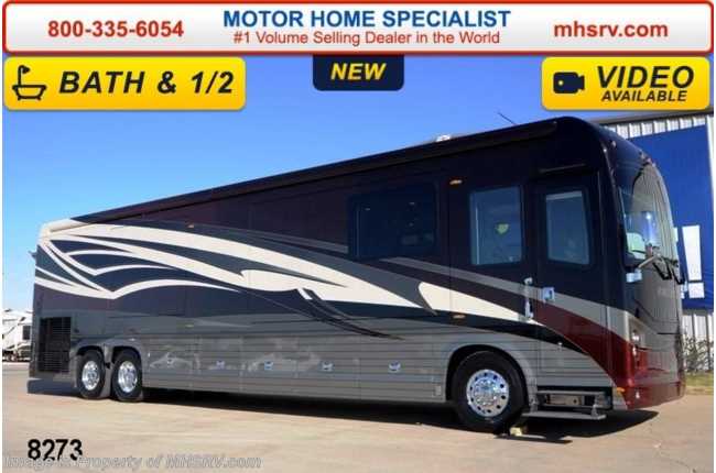 2014 Foretravel IH-45 Luxury Motor Coach Bath & 1/2