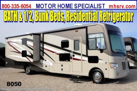 /tx 1/31/2014 &lt;a href=&quot;http://www.mhsrv.com/coachmen-rv/&quot;&gt;&lt;img src=&quot;http://www.mhsrv.com/images/sold-coachmen.jpg&quot; width=&quot;383&quot; height=&quot;141&quot; border=&quot;0&quot;/&gt;&lt;/a&gt; OVER-STOCKED CONSTRUCTION SALE at The #1 Volume Selling Motor Home Dealer in the World! Close-Out Pricing on Over 750 New Units and MHSRV Camper&#39;s Package While Supplies Last! Visit MHSRV .com or Call 800-335-6054 for complete details. 
&lt;object width=&quot;400&quot; height=&quot;300&quot;&gt;&lt;param name=&quot;movie&quot; value=&quot;//www.youtube.com/v/b3NiSti3EzA?hl=en_US&amp;amp;version=3&quot;&gt;&lt;/param&gt;&lt;param name=&quot;allowFullScreen&quot; value=&quot;true&quot;&gt;&lt;/param&gt;&lt;param name=&quot;allowscriptaccess&quot; value=&quot;always&quot;&gt;&lt;/param&gt;&lt;embed src=&quot;//www.youtube.com/v/b3NiSti3EzA?hl=en_US&amp;amp;version=3&quot; type=&quot;application/x-shockwave-flash&quot; width=&quot;400&quot; height=&quot;300&quot; allowscriptaccess=&quot;always&quot; allowfullscreen=&quot;true&quot;&gt;&lt;/embed&gt;&lt;/object&gt; 
M.S.R.P $133,929 - New 2014 Coachmen Mirada Model 35BH is unique to the industry because it not only boast 2 Slide-out rooms, a 39 inch TV and residential refrigerator, but also hallway bunk beds and a bath &amp; 1/2! It measures approximately 36 feet 7 inches in length. Options include 2nd auxiliary battery, valve stem extenders, TV/DVD player for each bunk, power drop down bunk, residential refrigerator, frameless windows, inverter, side cameras, power heated mirrors, exterior entertainment center and upgraded Cognac Maple wood. Standards include a 5.5KW generator, ball bearing drawer guides, reclining/swivel pilot seats, power windshield shade, pass-thru storage, power patio awning, automatic leveling jacks, back up camera, Corian kitchen counter top, ceramic tile backsplash, 32 inch bedroom TV and much more. For additional information, brochure, window sticker, videos and photos please visit Motor Home Specialist at MHSRV .com or call 800-335-6054. At Motor Home Specialist we DO NOT charge any prep or orientation fees like you will find at other dealerships. All sale prices include a 200 point inspection, interior &amp; exterior wash &amp; detail of vehicle, a thorough coach orientation with an MHSRV technician, an RV Starter&#39;s kit, a nights stay in our delivery park featuring landscaped and covered pads with full hook-ups and much more! Read Thousands of Testimonials and Mirada reviews at MHSRV .com and See What They Had to Say About Their Experience at Motor Home Specialist. WHY PAY MORE?...... WHY SETTLE FOR LESS?
