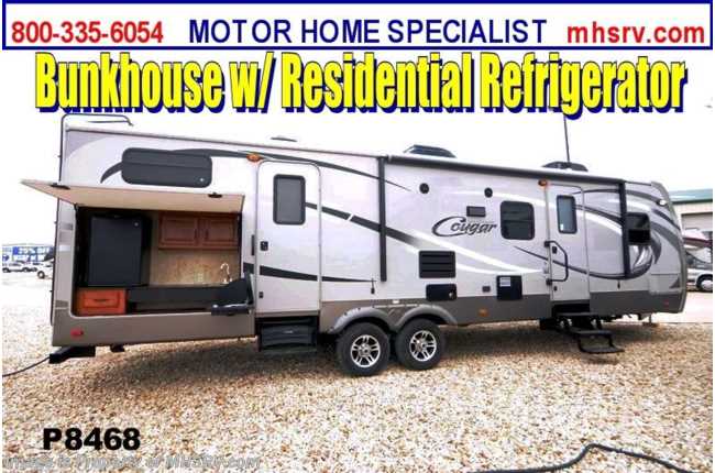 2013 Keystone Cougar High Country 329TSB W/3 Slides, Ext. Kitchen &amp; Bunk House