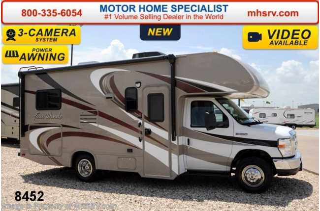 2015 Thor Motor Coach Four Winds 22E W/Cab Over Ent Center, 3 Cams &amp; Pwr Awning