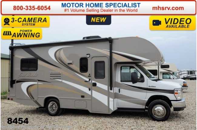 2015 Thor Motor Coach Four Winds 22E W/Cab Over Ent Center, 3 Cam &amp; Pwr Awning