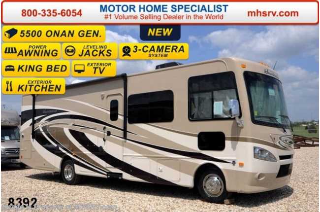 2015 Thor Motor Coach Hurricane 32N W/Ext TV, Pwr Bunk, King Bed, Ext Kitchen