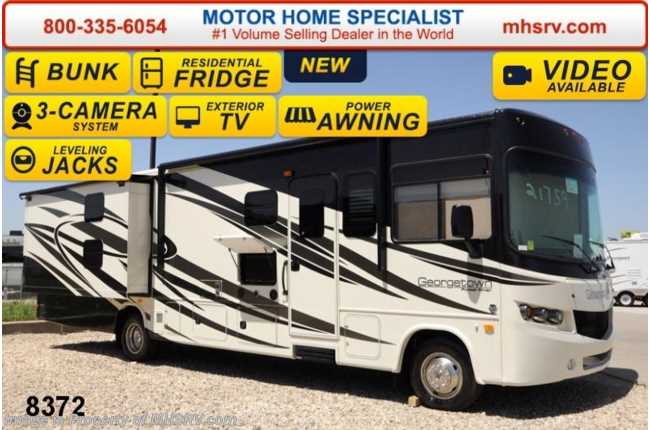 2015 Forest River Georgetown 351DS W/Bunks, Res Fridge, 5 TV, Overhead Bunk
