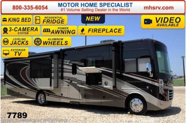 2015 Thor Motor Coach Challenger 37KT W/40&quot; TV, King Bed, Res Fridge