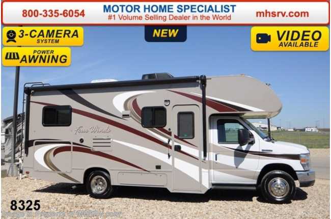2015 Thor Motor Coach Four Winds 24C W/ Slide, 3 Cams, TV &amp; Pwr. Awning