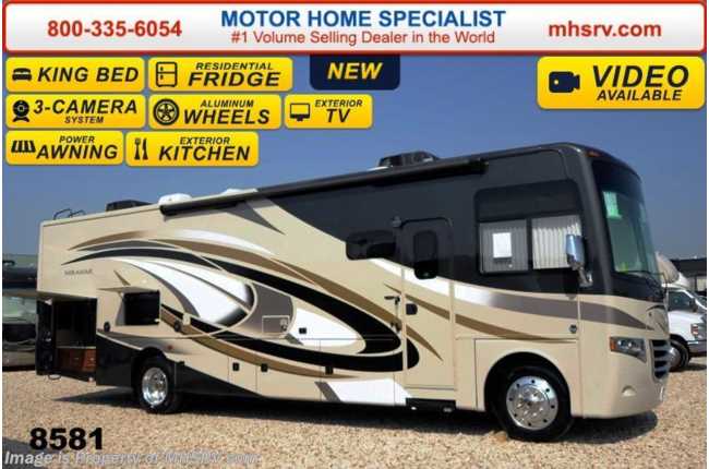 2015 Thor Motor Coach Miramar 34.2 W/Ext Kitchen, King, 3 TVs &amp; 22K Chassis