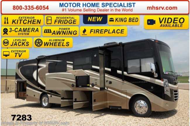 2015 Thor Motor Coach Challenger 37ND W/40&quot; TV, Ext Kitchen, King Bed &amp; Res Fridge