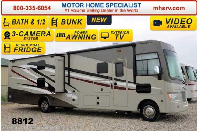 2015 Coachmen Mirada 35BH Bath 1/2, Bunk House, Res. Fridge, 39&quot; TV