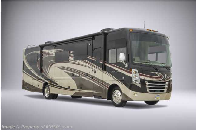 2015 Thor Motor Coach Challenger 37ND W/40&quot; TV, Ext. Kitchen, King Bed &amp; Res Fridge