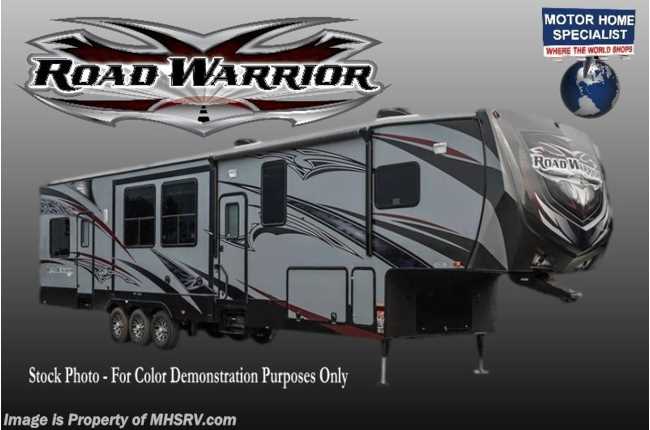 2015 Heartland RV Road Warrior RW425 W/3 Slides, 50&quot; TV, Auto Leveling &amp; 3 A/C