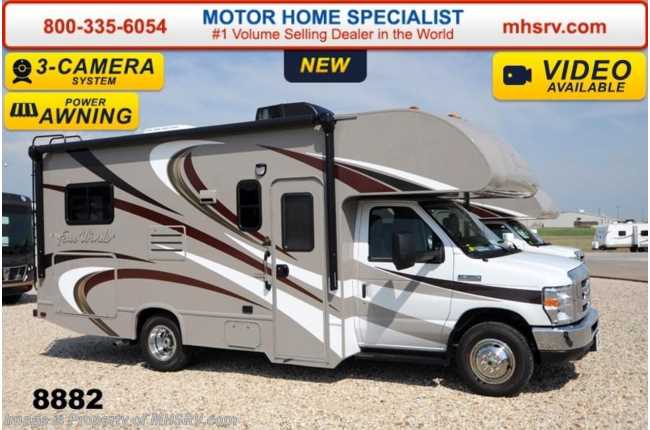 2015 Thor Motor Coach Four Winds 22E W/Cab Over Ent. Center, 3 Cams &amp; Pwr Awning