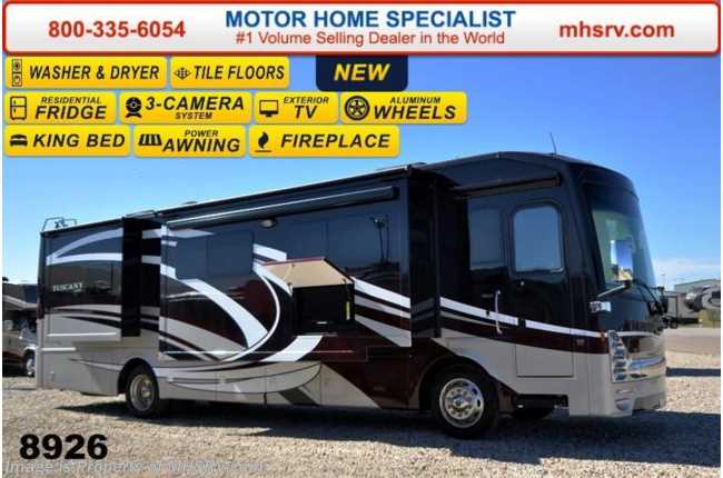 2015 Thor Motor Coach Tuscany XTE 36MQ W/4 Slides, King Bed, Stack W/D