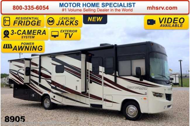 2015 Forest River Georgetown 328TS W/3 Slides, W/D, OH Bunk, 3 Cam, Res. Fridge
