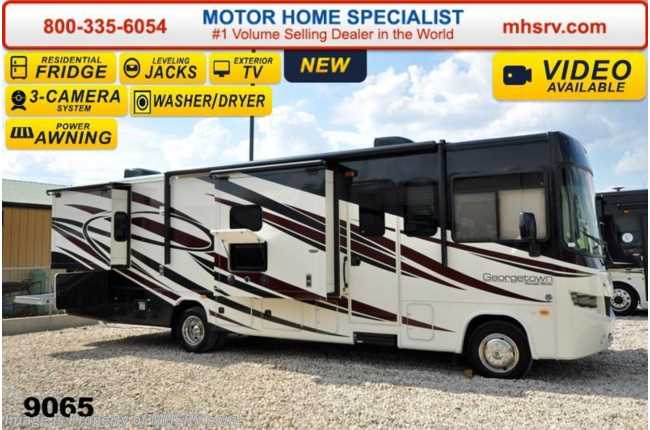 2015 Forest River Georgetown W/3 Slides 328TS, W/D, OH Bunk, 3 Cam, Res. Fridge