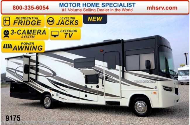 2015 Forest River Georgetown 329DS W/2 Slide, Res. Fridge, OH Bunk, 2 A/Cs