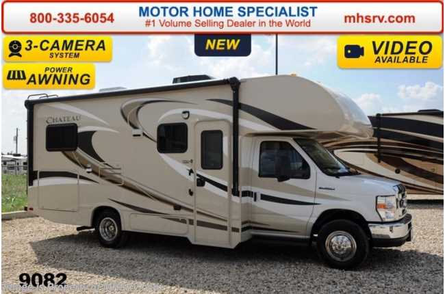 2015 Thor Motor Coach Chateau 24C W/ Slide, 3 Cams, TV &amp; Pwr. Awning